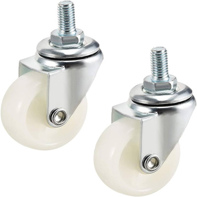 CASTER WHEEL OFF WHITE 1.5" SWIVEL